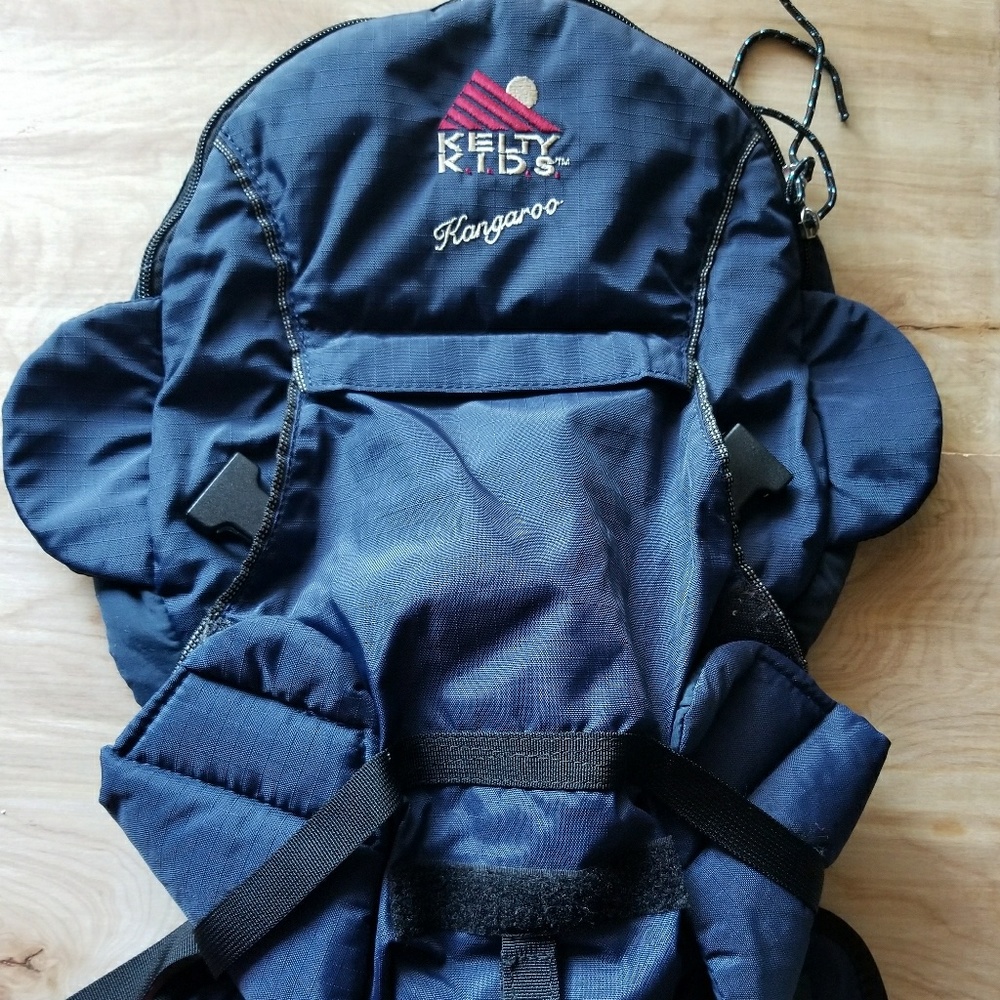 Kelty Kids front facing infant carrier, navy blue